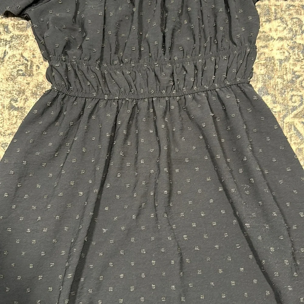 Altar'd State Dark Blue Flutter Sleeve Mini Dress - Picture 2 of 6